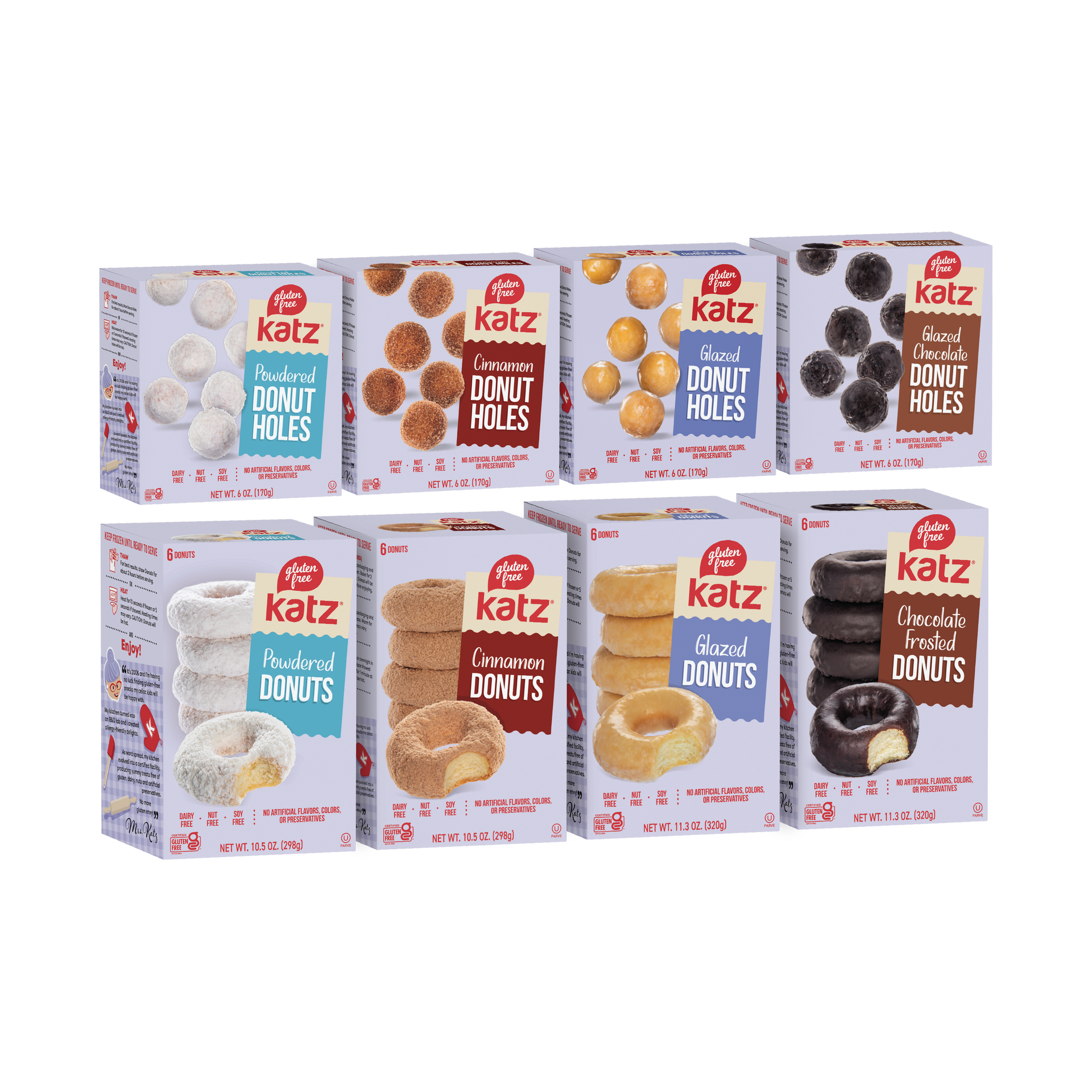 Donuts & Donut Holes -  Top 8 Flavors