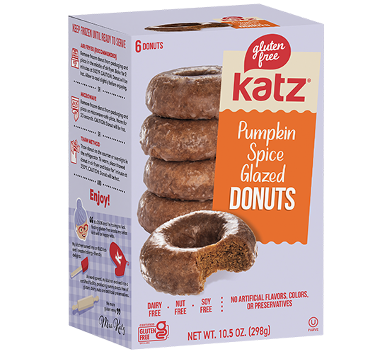 Pumpkin Spice Glazed Donuts