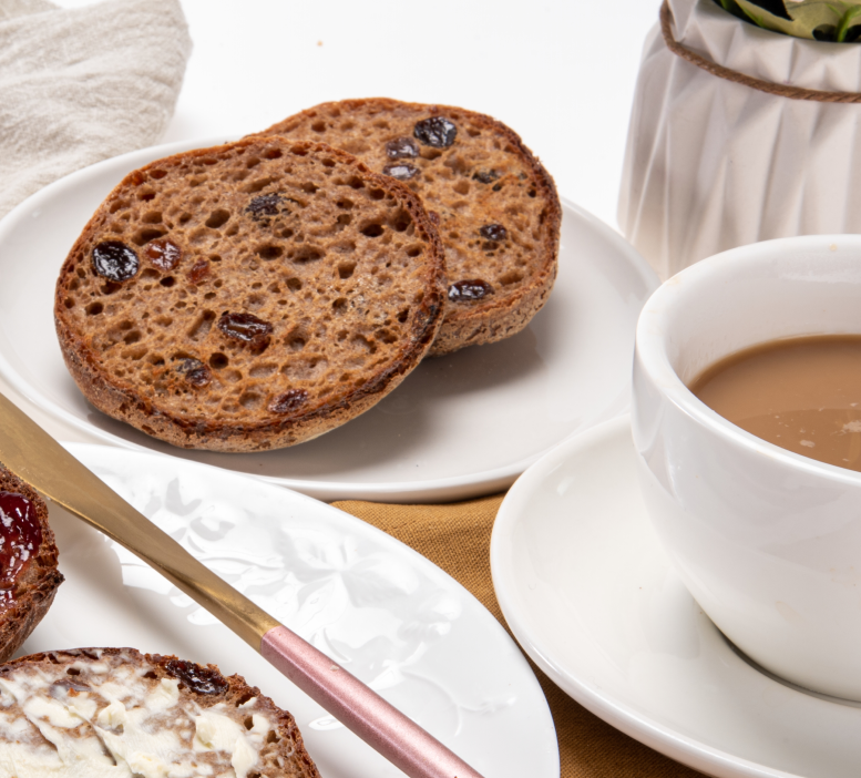 Cinnamon Raisin English Muffins